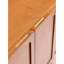 Armoire décorative à porte géométrique à rainures médiévales
