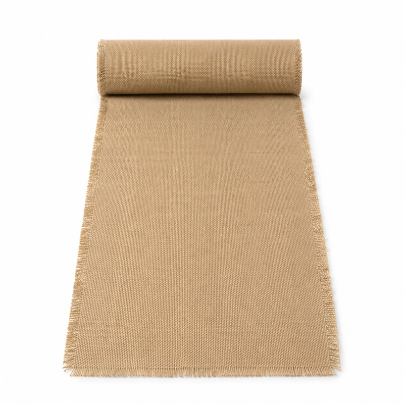 14" x 108" - Natural Burlap Table Runner Rustic Farmhouse Table Décor