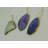 Agate Rock Slice Suncatcher Hanging Window Ornaments Set Of 3