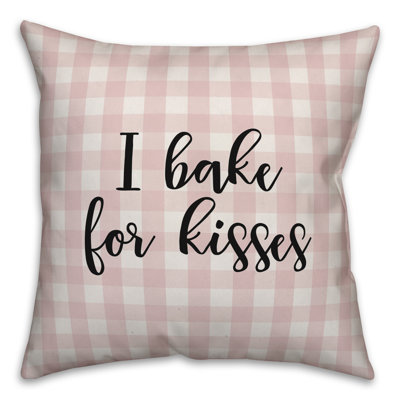  Coussin décoratif I Bake for Kisses