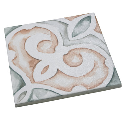 Saint Germain 6" x 6" Porcelain Patterned Wall & Floor Tile