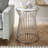 Bianca Glass Top End Table