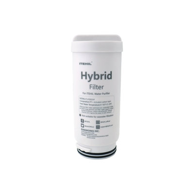 Filtre de remplacement hybride pour comptoir