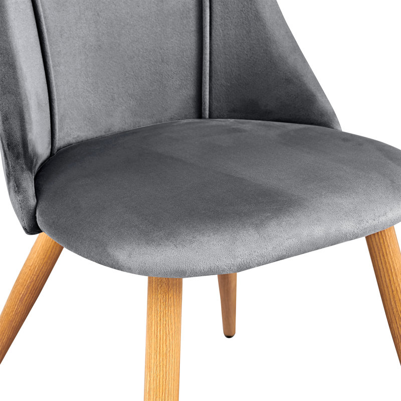 Ensemble repas pour 2 personnes Esbeidi, Gris / naturel, Clear, 3 Pieces: 1 Table, 2 Chairs