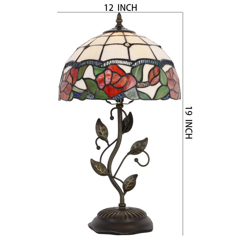 Lampe de table Tiffany Rose