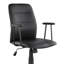 Chaise de bureau en similicuir noir-733195055