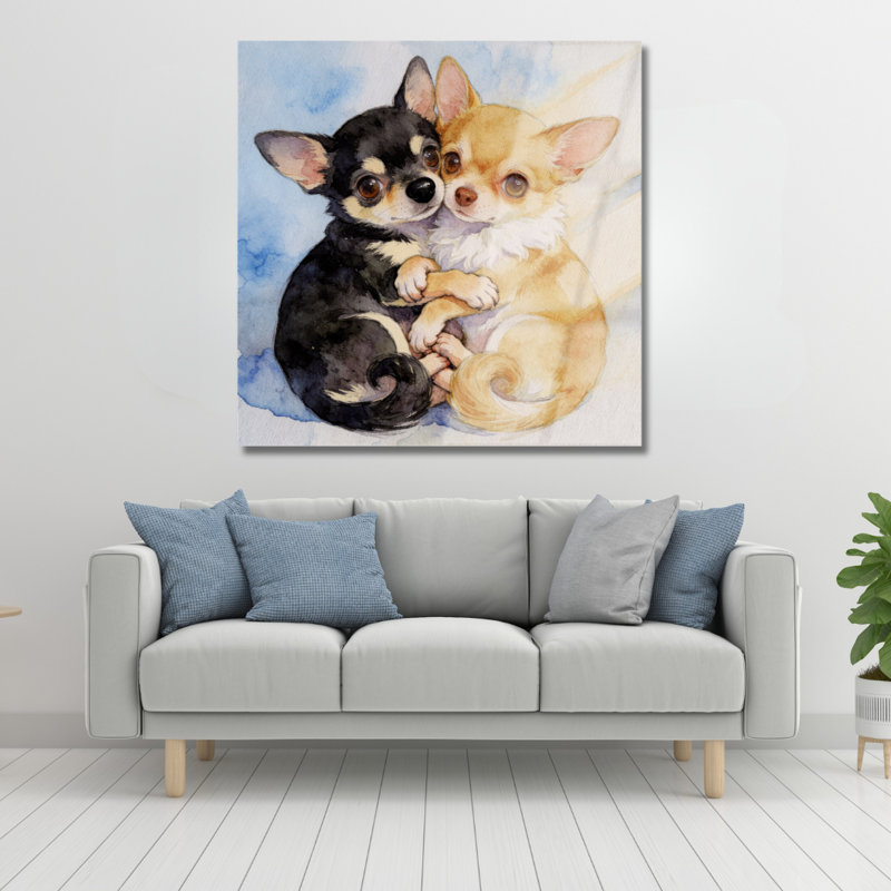 Art mural Chihuahua, 30" H x 30" W