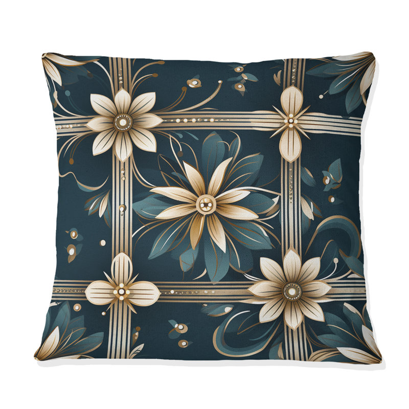 Coussin décoratif en polyester, H 16 po x l 16 po