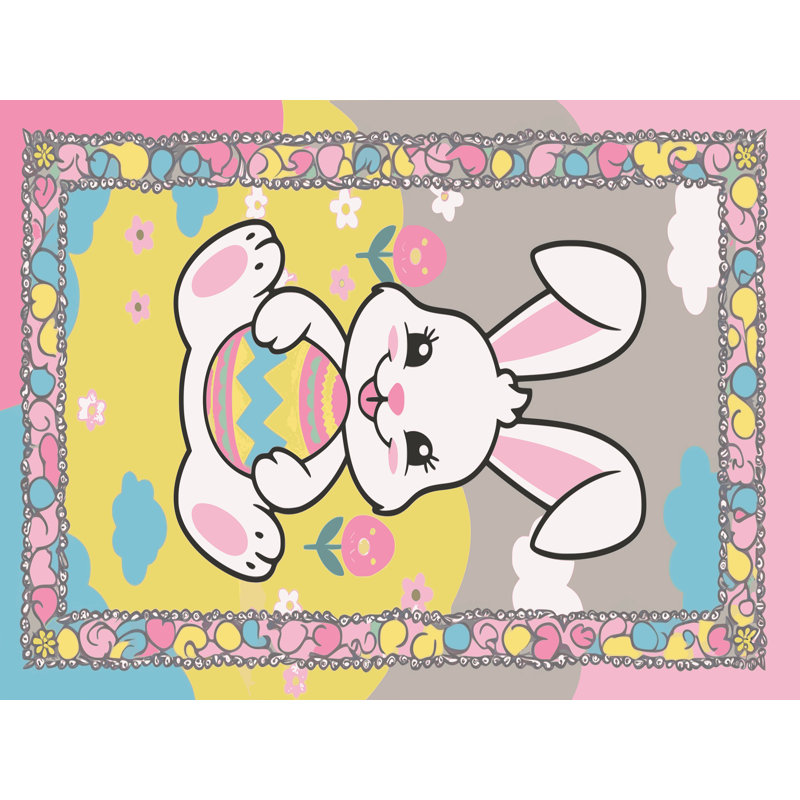 Tapis de vacances de Pâques The Holiday Aisle®, Rectangulaire 2 pi x 3 pi