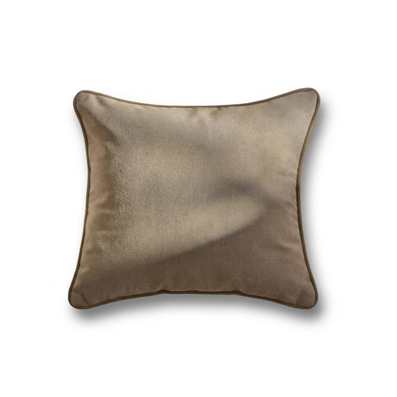 Square Cushion Cover, Beige/Driftwood