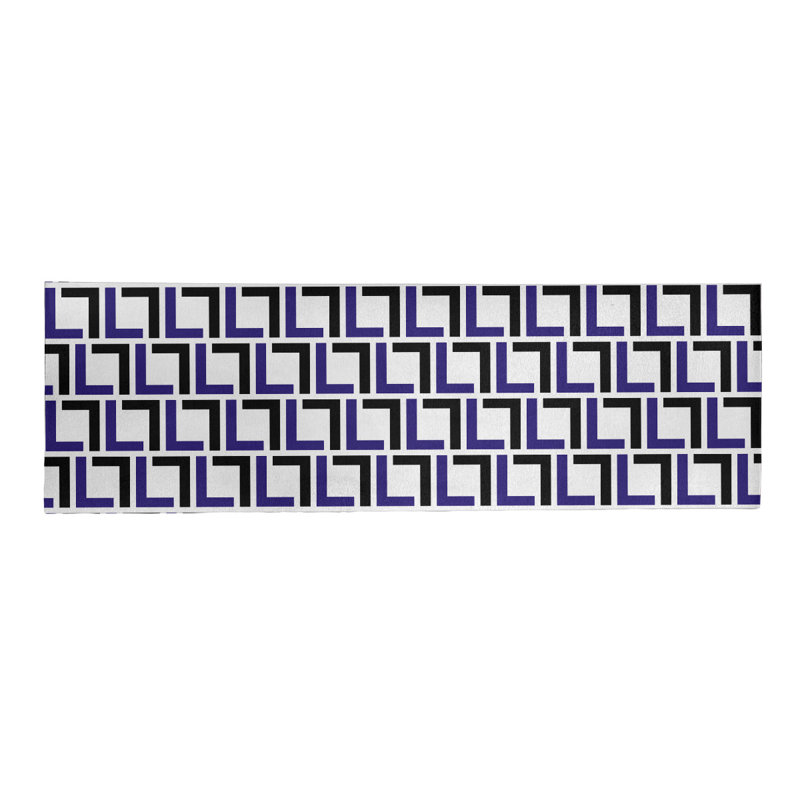 Tapis de couloir blanc