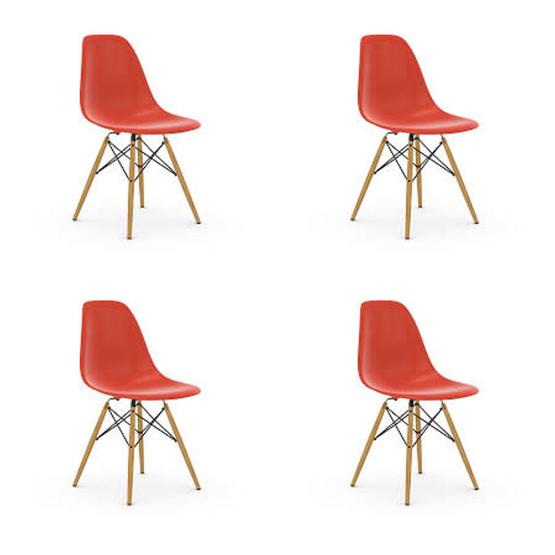 Chaise d’appoint Rhona, Rouge