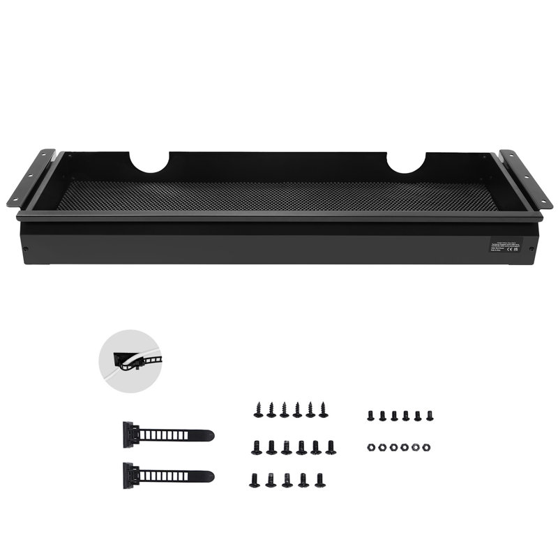 Tiroir coulissant pour bureau à domicile, H 4,21 po x l 33,07 po x P 9,45 po