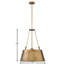 Luminaire suspendu tambour 3 lumières Cartwright avec rivets audacieux-360981996