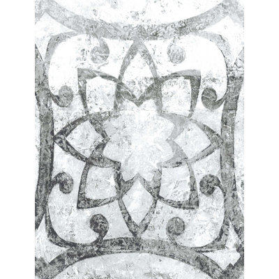 " Textured Medallion 2 " Painting Print