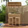 Brighi Phuket Bar Set with Wicker Outer Material