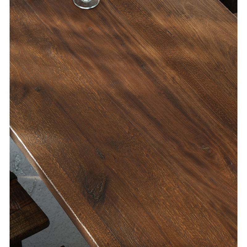 Table de salle à manger Wabi-Sabi, H 29,53 po x L 70,87 po x l 31,5 po