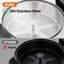 Grande urne commerciale grande capacité - percolateur à double paroi et distributeur d'eau chaude en acier inoxydable 14 L / 100 tasses avec contrôle automatique de la température, traiteur, événements, buffet, mariages, noir (noir 14 L)