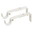  Supports réglables pour tringles à rideaux - pour tringles de 7/8 ou 1 pouce. Ensemble de 2 - ivoire-630830882