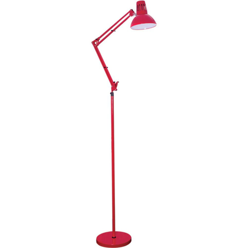 Eva 164cm Task Floor Lamp, Red