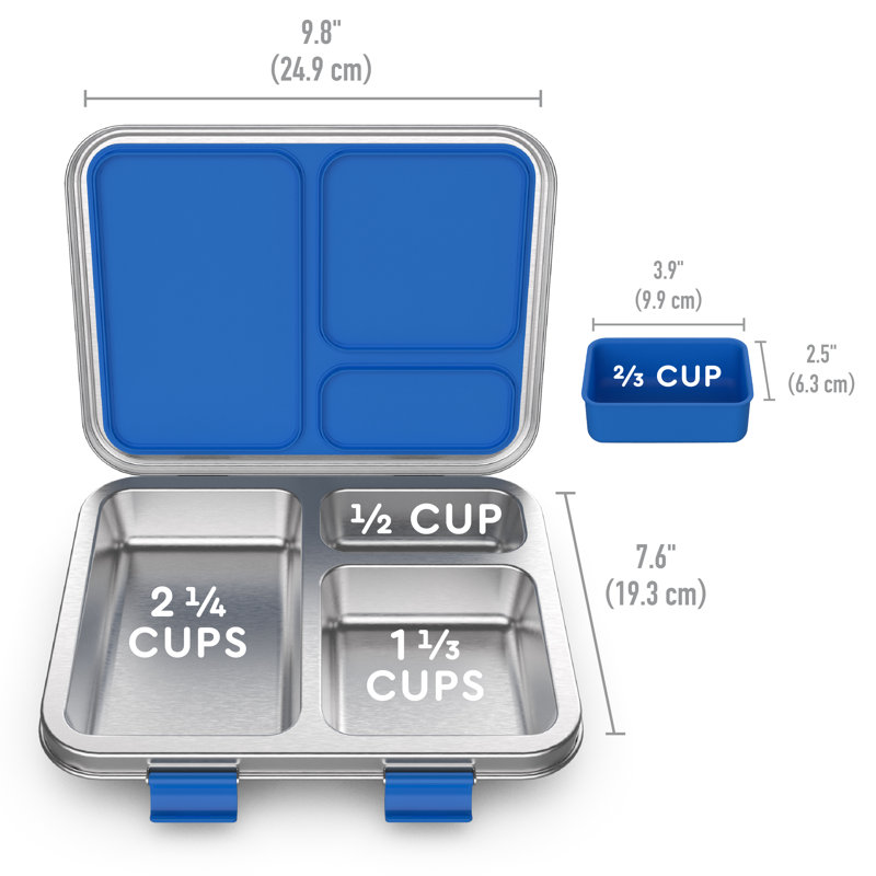 Boîtes à bento en acier inoxydable