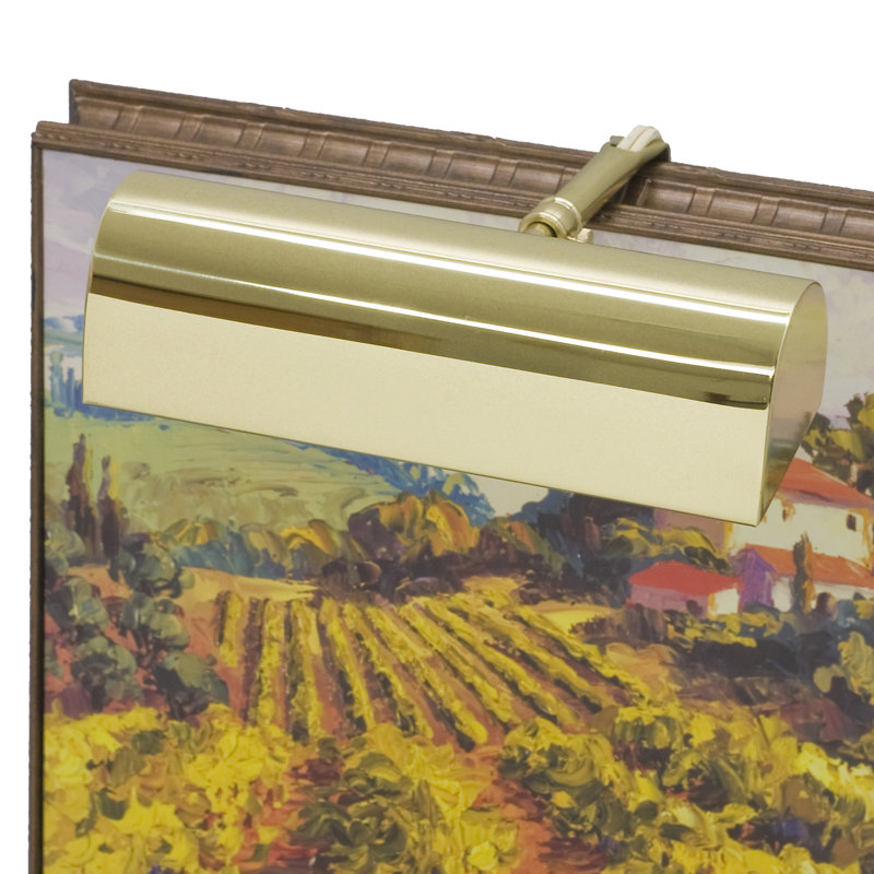 Applique pour tableau traditionnelle 1 lumière, Laiton poli