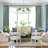 5 - Light Gradient Blue Sputnik Sphere Modern Glass Bubble Chandelier-850661725