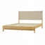 Structure de lit plateforme en bois d'hévéa-87702954-87702956