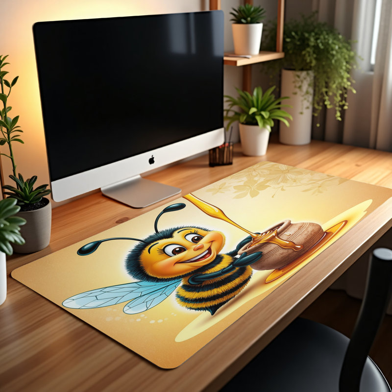Polyester Desk Pad, 31.5x15.5