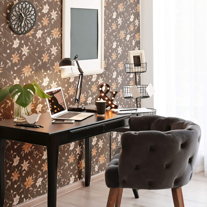 Peel & Stick Floral Tile, 126" L x 24" W