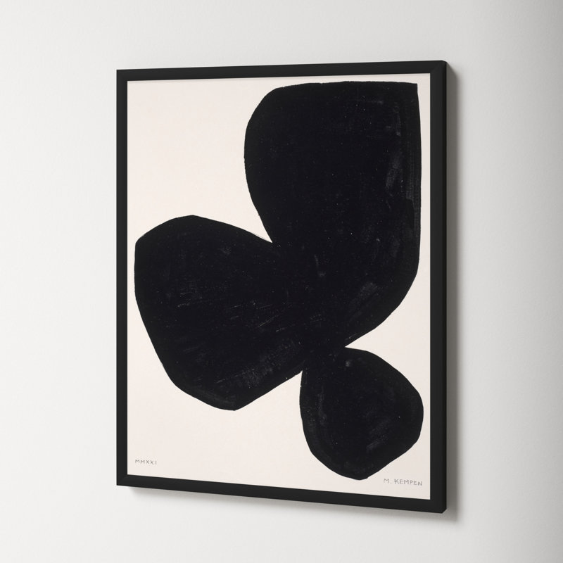 Module On White 5 by Michael Kempen, 25" H x 20" W x 1.25" D, Black