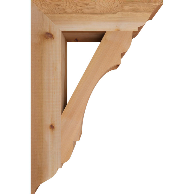 Support olympique traditionnel, H 26 po x l 5,5 po x P 38 po, Cèdre rouge de l'Ouest (lisse)
