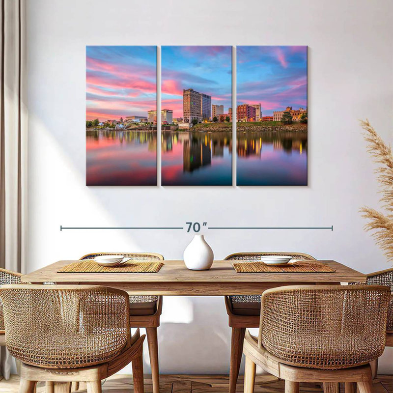 Rorry Charleston River Skyline, 36" H x 57" W