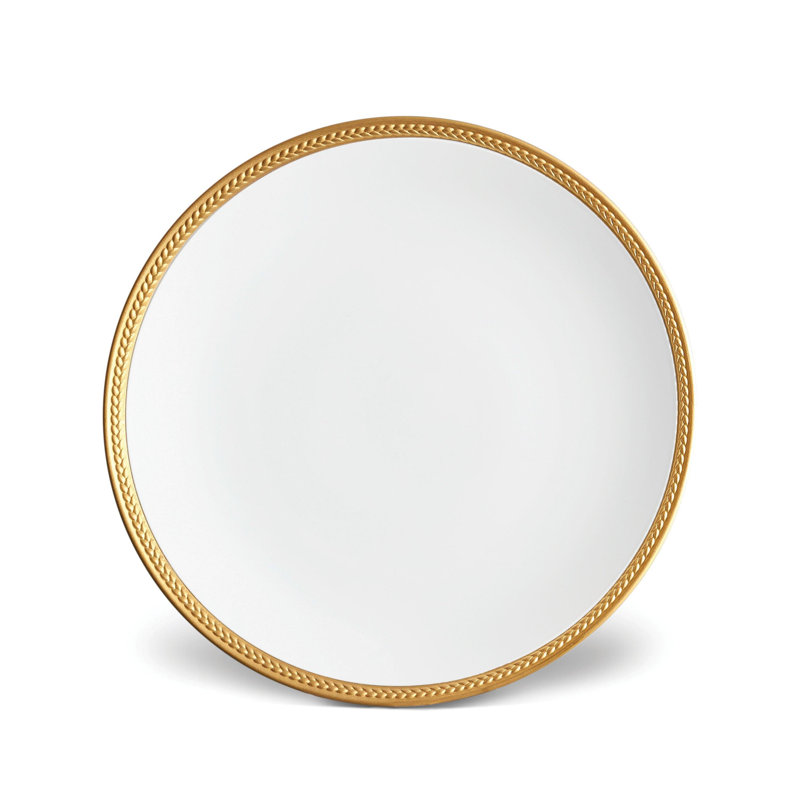 Soie Tressee Gold Dinner Plate