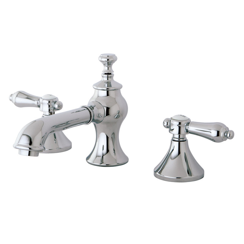 Robinet de salle de bain espacé Kingston, Chrome poli