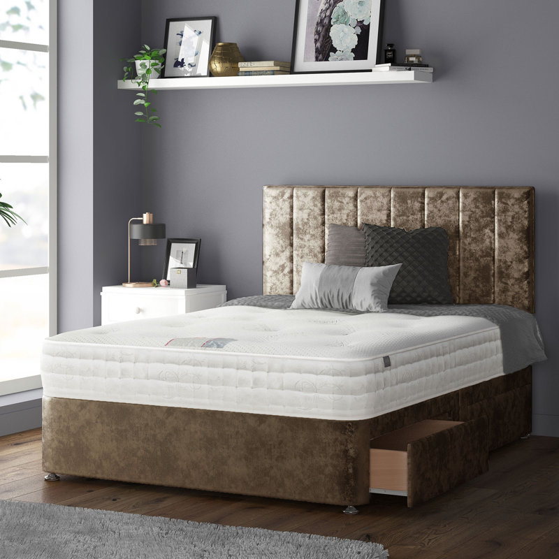 Hedley Upholstered Headboard, Double (4'6), Truffle