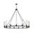 Lorryann 15 - Light Dimmable Wagon Wheel Chandelier-1240658597