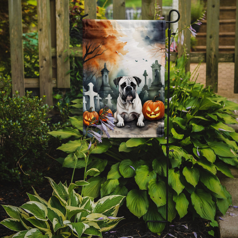 Drapeau de jardin en polyester double face H 15,5 po x l 11,25 po