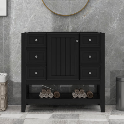 Meuble-lavabo 36 po sans lavabo et trois tiroirs