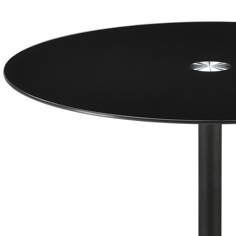 Khano Glass Top End Table