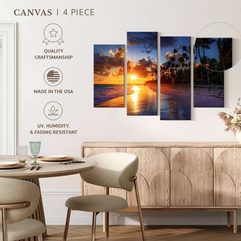 Gillard Sunrise Seascape, H 27 po x l 43 po