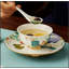 Service de table en porcelaine de qualité supérieure 31 pièces, bols, assiettes, plats, cuillères, boîte pour 6 pièces Auratic Bliss