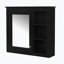 Armoire de salle de bain murale 30 po x 28 po avec miroir, 3 tablettes ouvertes-308531986