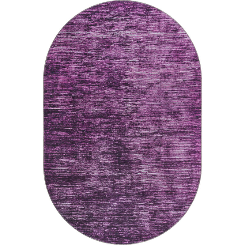 Ikhasa Chenille Indoor Rug, Oval 5' x 8'