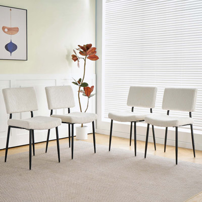 Seat Metal Frame Dining Chairs
