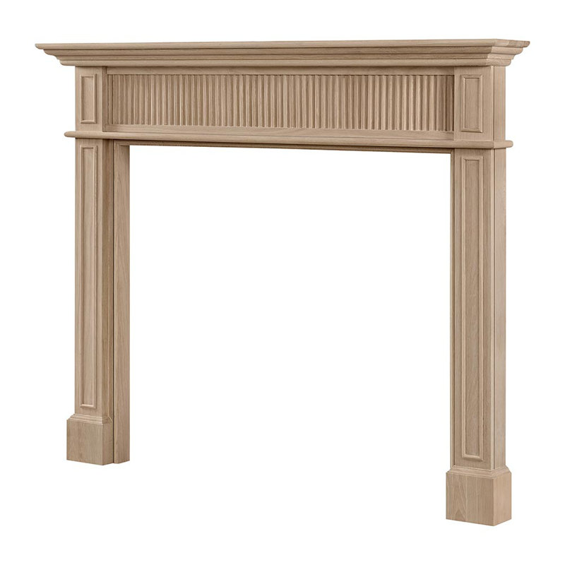 Country Living Napier Wood Fireplace Mantel Surround Kit | 48" x 41" Opening | 66" x 53.5", Sable Stain