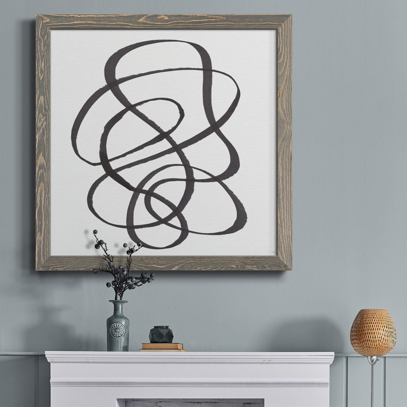 "Tumultous Earth", reproduction carrée sur toile, H 20 po x l 20 po x P 1,5 po, Cadre gris