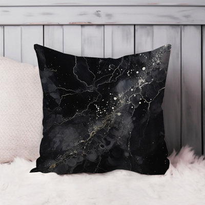 Abstract Black Marble Geode I Modern