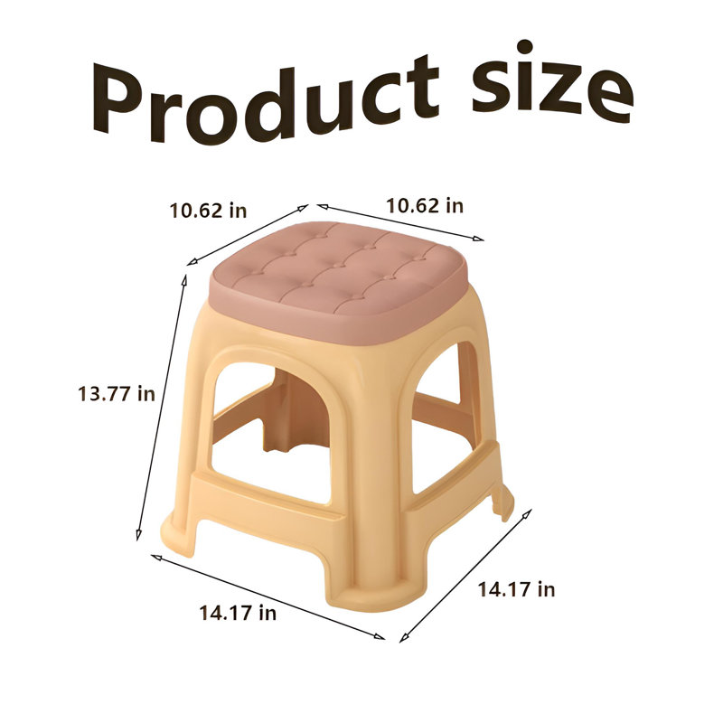Tabouret d'appoint Jaesa, Jaune feuille d'érable