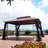 13 Ft. W x 10 Ft. D Metal Patio Gazebo-69958308